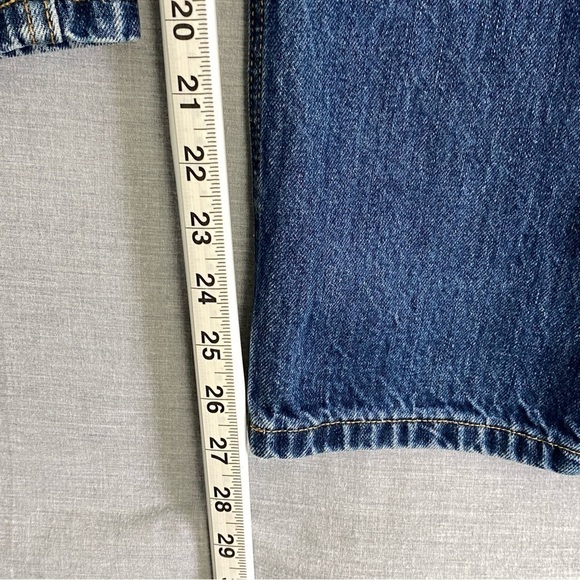 Jones Sport Mom Jeans Womens Sz 12 Blue Cotton High Waisted Straight Medium Wash - Picture 9 of 10